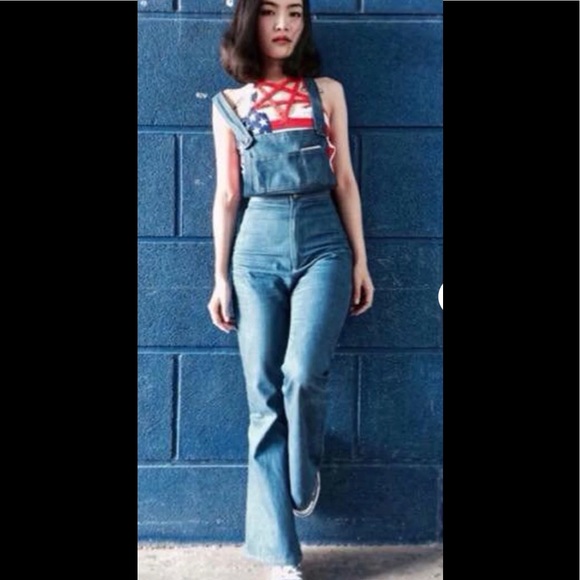 1969 VINTAGE 70's Y2K SLIM FLARE LEG JUMPSUIT - Picture 9 of 11